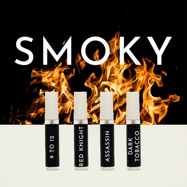 Smoky for men(9 to 12, Red Knight, Assassin, Dark Tobacco)